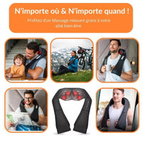 Écharpe shiatsu | écharpe de massage | écharpe chauffante 