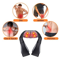 Écharpe shiatsu | écharpe de massage | écharpe chauffante 