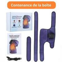 Genouillère chauffante et massante 