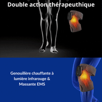 Genouillère chauffante vibrante 