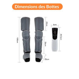 Bottes de pressothérapie | Appareil de massage pour jambe par compression d'air 